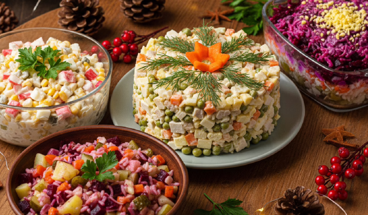 Каким должен быть самый правильный новогодний салат по мнению жителей Крымска