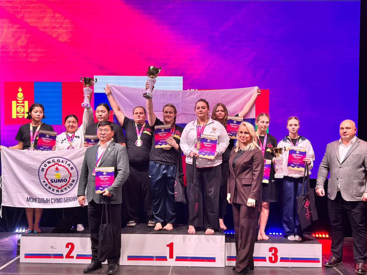 Сумоистка из Крымского района завоевала серебро на международном турнире