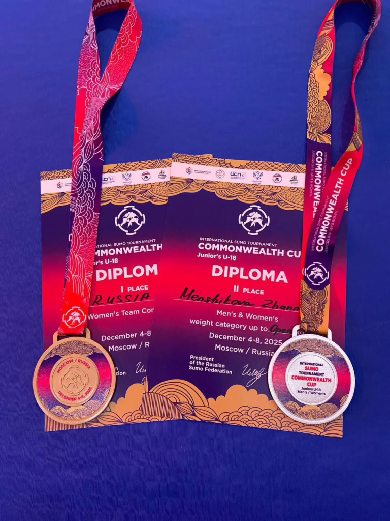 Сумоистка из Крымского района завоевала серебро на международном турнире