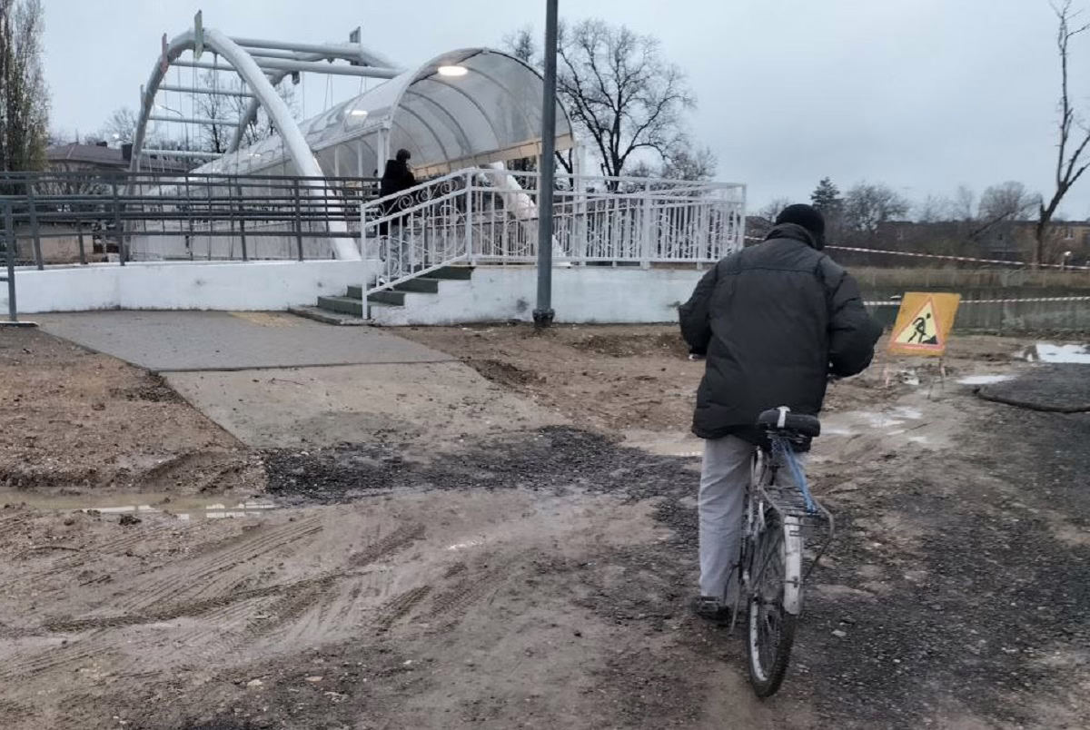 «Катастрофа» у нового моста на улице Веселой возмутила жительницу Крымска