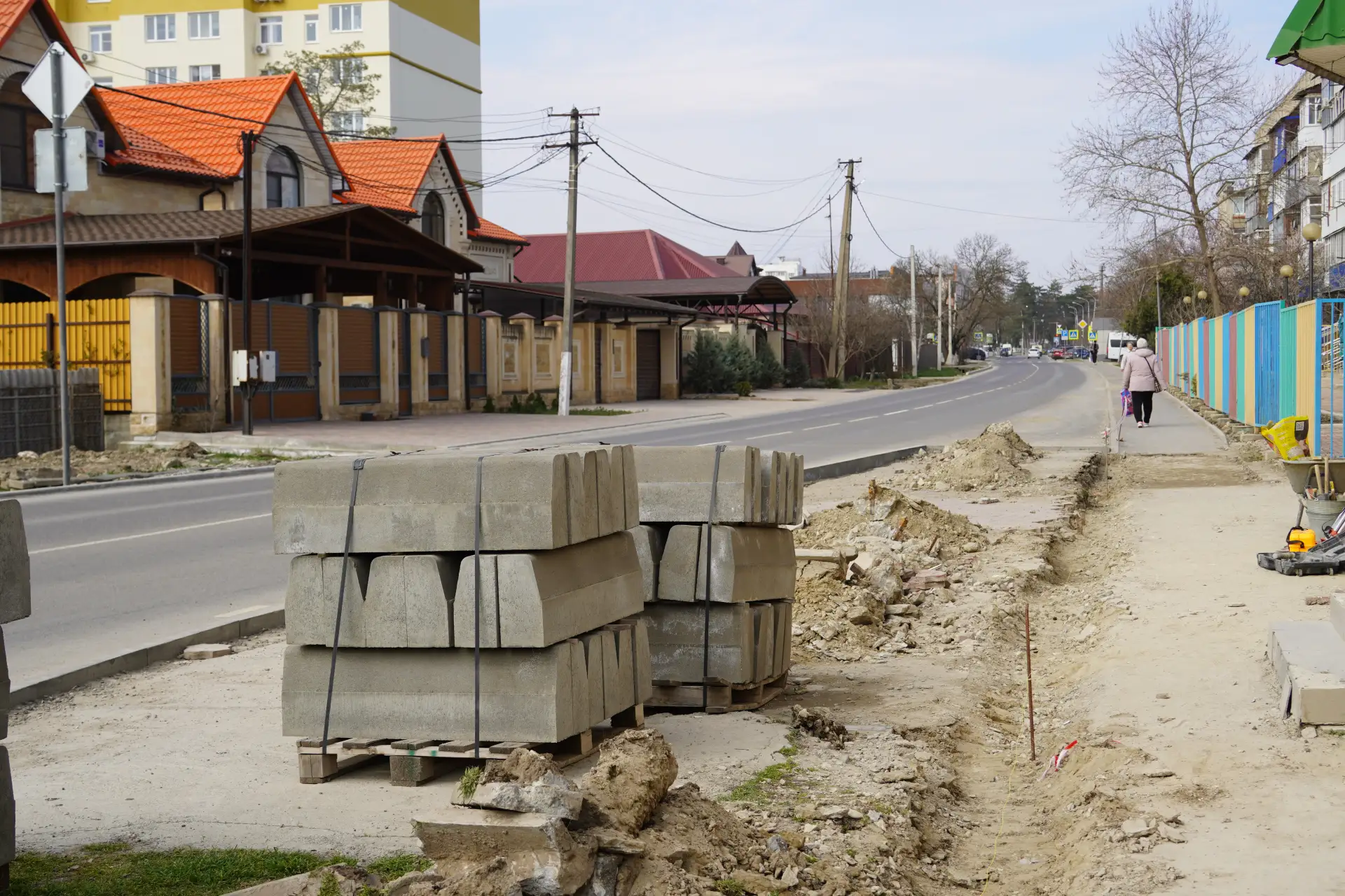 Капремонт улицы Коммунистической в Крымске