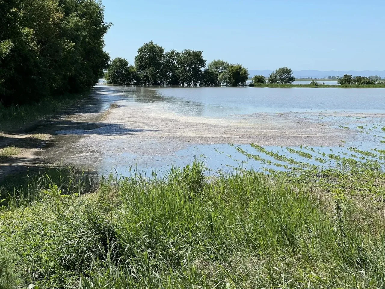 Угроза подтоплений в Крымском районе