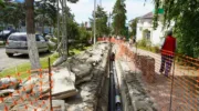 В Крымске перекрыли улицу Комсомольскую на время ремонта теплосетей